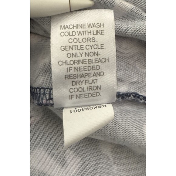 J. Jill Skirt Seahorse Blue Cotton Modal Pull On Women's Size Medium - Picture 7 of 11